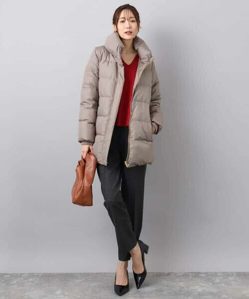 MK MICHEL KLEIN / エムケーミッシェルクラン ダウンジャケット・ベスト | ベーシックタフタ ミドルダウンコート/撥水加工 | 詳細10