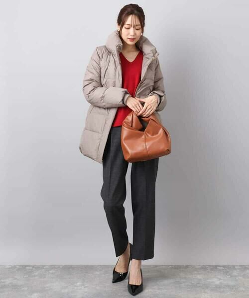 MK MICHEL KLEIN / エムケーミッシェルクラン ダウンジャケット・ベスト | ベーシックタフタ ミドルダウンコート/撥水加工 | 詳細12