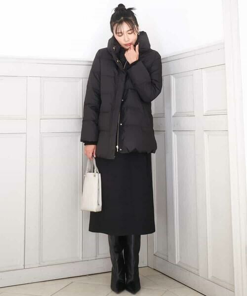 MK MICHEL KLEIN / エムケーミッシェルクラン ダウンジャケット・ベスト | ベーシックタフタ ミドルダウンコート/撥水加工 | 詳細15