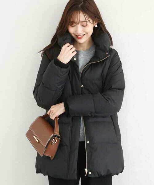 MK MICHEL KLEIN / エムケーミッシェルクラン ダウンジャケット・ベスト | ベーシックタフタ ミドルダウンコート/撥水加工 | 詳細5