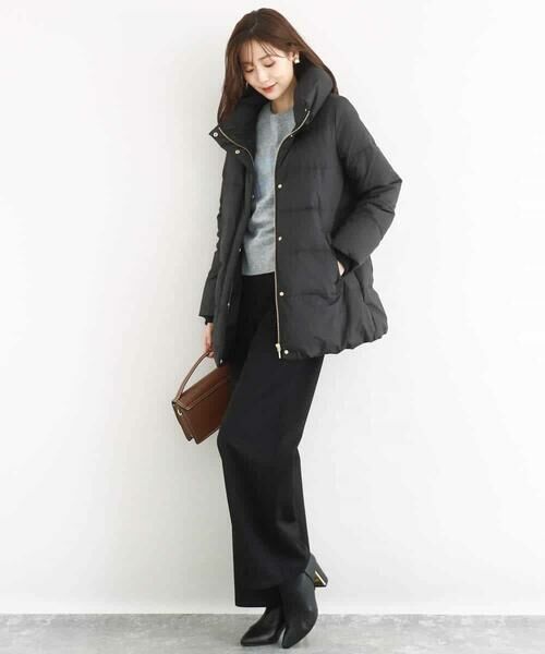 MK MICHEL KLEIN / エムケーミッシェルクラン ダウンジャケット・ベスト | ベーシックタフタ ミドルダウンコート/撥水加工 | 詳細8