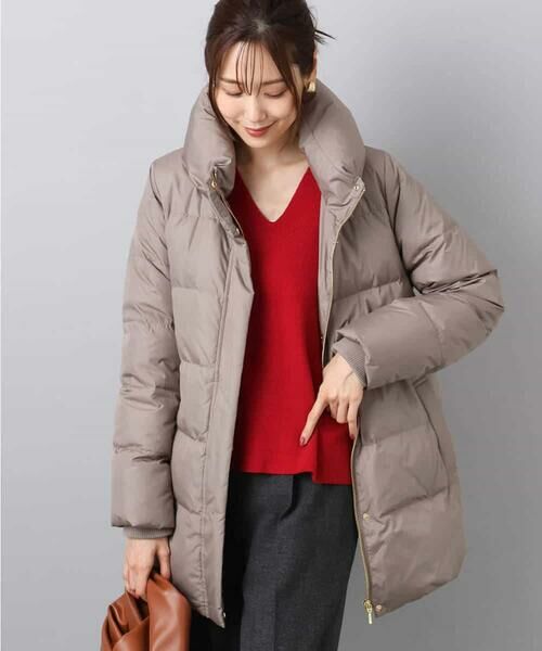 MK MICHEL KLEIN / エムケーミッシェルクラン ダウンジャケット・ベスト | ベーシックタフタ ミドルダウンコート/撥水加工 | 詳細9