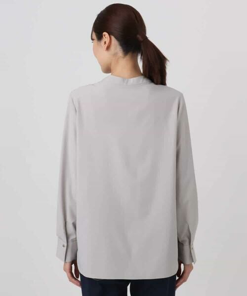 MK MICHEL KLEIN / エムケーミッシェルクラン シャツ・ブラウス | フロントピンタックレースブラウス/洗える | 詳細11