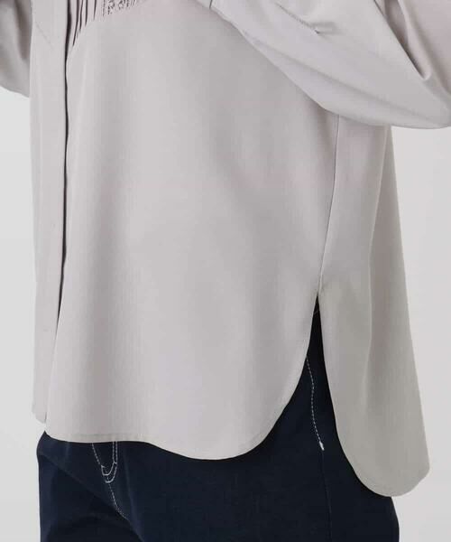 MK MICHEL KLEIN / エムケーミッシェルクラン シャツ・ブラウス | フロントピンタックレースブラウス/洗える | 詳細14