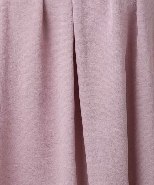 MK MICHEL KLEIN / エムケーミッシェルクラン シャツ・ブラウス | ウェーブサテンタックディティールブラウス/洗える | 詳細18