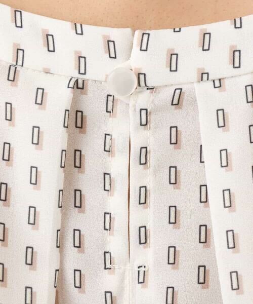 MK MICHEL KLEIN / エムケーミッシェルクラン シャツ・ブラウス | ボウタイ風幾何柄ブラウス/洗える | 詳細17