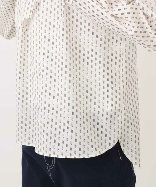 MK MICHEL KLEIN / エムケーミッシェルクラン シャツ・ブラウス | ボウタイ風幾何柄ブラウス/洗える | 詳細19