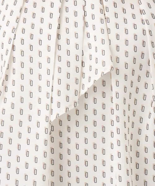 MK MICHEL KLEIN / エムケーミッシェルクラン シャツ・ブラウス | ボウタイ風幾何柄ブラウス/洗える | 詳細20