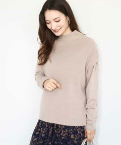 MK MICHEL KLEIN / エムケーミッシェルクラン ニット・セーター | ハイネックジレ×クルーネックニット ツインセット