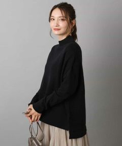 MK MICHEL KLEIN / エムケーミッシェルクラン ニット・セーター | ハイネックジレ×クルーネックニット ツインセット