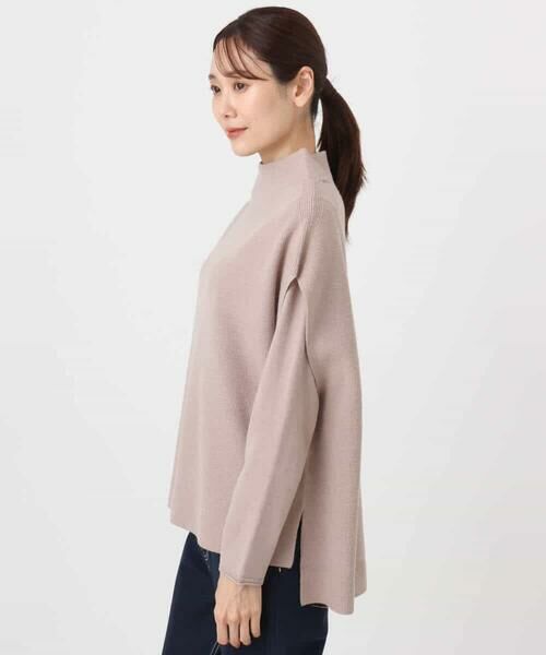 MK MICHEL KLEIN / エムケーミッシェルクラン ニット・セーター | ハイネックジレ×クルーネックニット ツインセット | 詳細19