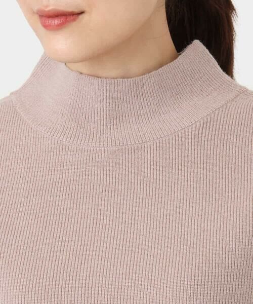 MK MICHEL KLEIN / エムケーミッシェルクラン ニット・セーター | ハイネックジレ×クルーネックニット ツインセット | 詳細21