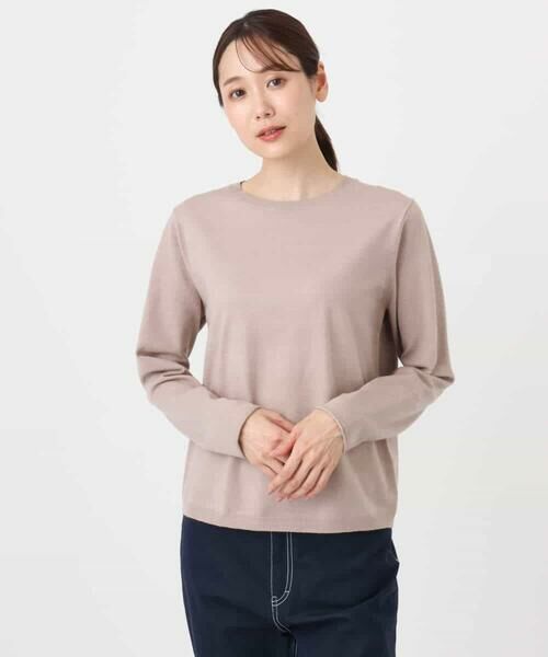 MK MICHEL KLEIN / エムケーミッシェルクラン ニット・セーター | ハイネックジレ×クルーネックニット ツインセット | 詳細25