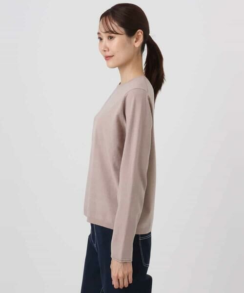 MK MICHEL KLEIN / エムケーミッシェルクラン ニット・セーター | ハイネックジレ×クルーネックニット ツインセット | 詳細26