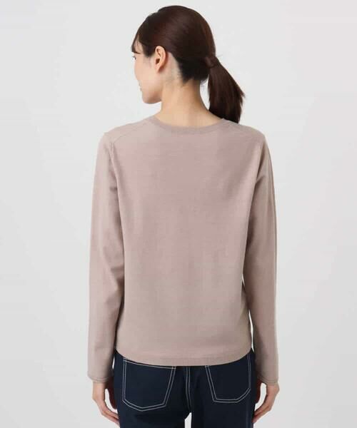 MK MICHEL KLEIN / エムケーミッシェルクラン ニット・セーター | ハイネックジレ×クルーネックニット ツインセット | 詳細27