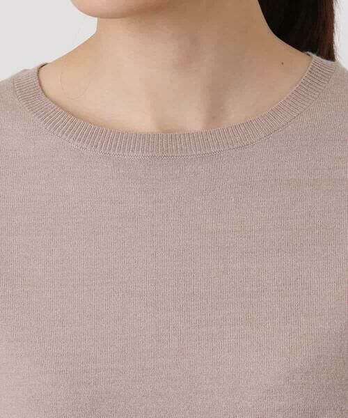 MK MICHEL KLEIN / エムケーミッシェルクラン ニット・セーター | ハイネックジレ×クルーネックニット ツインセット | 詳細28