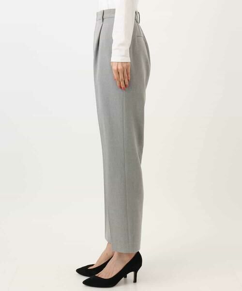 MK MICHEL KLEIN / エムケーミッシェルクラン チノ・ワークパンツ | ツイード調両面起毛テーパードパンツ/洗える | 詳細18