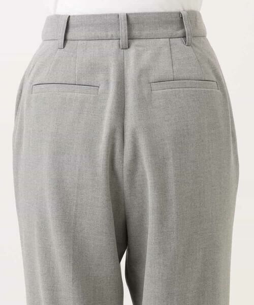 MK MICHEL KLEIN / エムケーミッシェルクラン チノ・ワークパンツ | ツイード調両面起毛テーパードパンツ/洗える | 詳細21