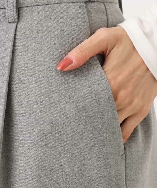 MK MICHEL KLEIN / エムケーミッシェルクラン チノ・ワークパンツ | ツイード調両面起毛テーパードパンツ/洗える | 詳細23