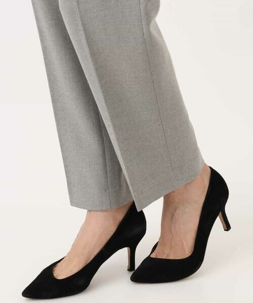 MK MICHEL KLEIN / エムケーミッシェルクラン チノ・ワークパンツ | ツイード調両面起毛テーパードパンツ/洗える | 詳細24