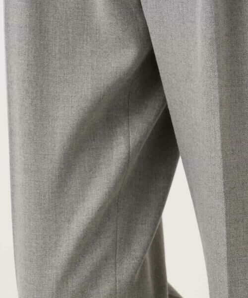 MK MICHEL KLEIN / エムケーミッシェルクラン チノ・ワークパンツ | ツイード調両面起毛テーパードパンツ/洗える | 詳細25