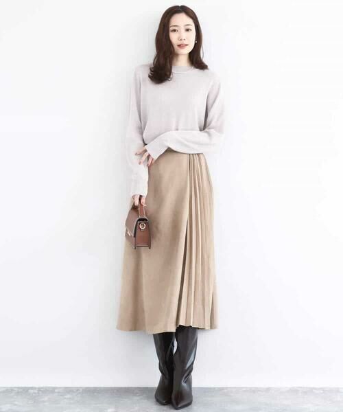 MK MICHEL KLEIN / エムケーミッシェルクラン ニット・セーター | キラキラ ラメニットプルオーバー/洗える | 詳細12