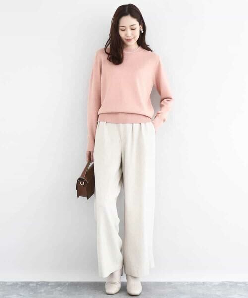 MK MICHEL KLEIN / エムケーミッシェルクラン ニット・セーター | キラキラ ラメニットプルオーバー/洗える | 詳細14