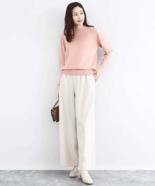 MK MICHEL KLEIN / エムケーミッシェルクラン ニット・セーター | キラキラ ラメニットプルオーバー/洗える | 詳細16