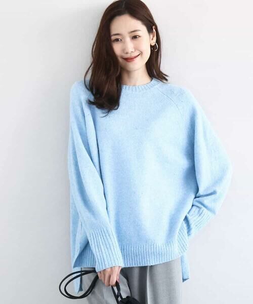 MK MICHEL KLEIN / エムケーミッシェルクラン ニット・セーター | ミニスパンコールキラキラニット/洗える | 詳細1