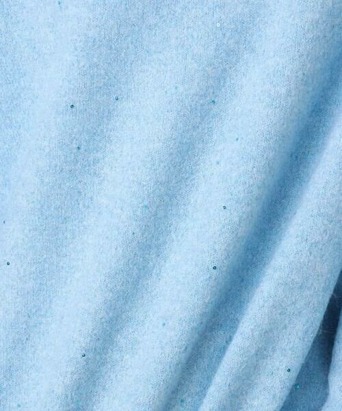 MK MICHEL KLEIN / エムケーミッシェルクラン ニット・セーター | ミニスパンコールキラキラニット/洗える | 詳細11