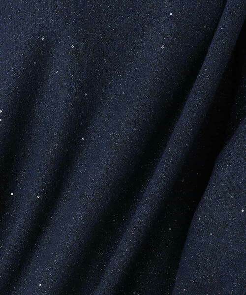 MK MICHEL KLEIN / エムケーミッシェルクラン ニット・セーター | ミニスパンコールキラキラニット/洗える | 詳細13