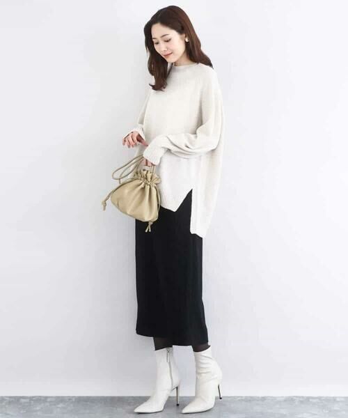 MK MICHEL KLEIN / エムケーミッシェルクラン ニット・セーター | ミニスパンコールキラキラニット/洗える | 詳細23