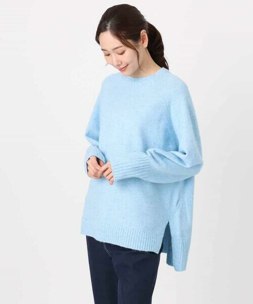 MK MICHEL KLEIN / エムケーミッシェルクラン ニット・セーター | ミニスパンコールキラキラニット/洗える | 詳細5