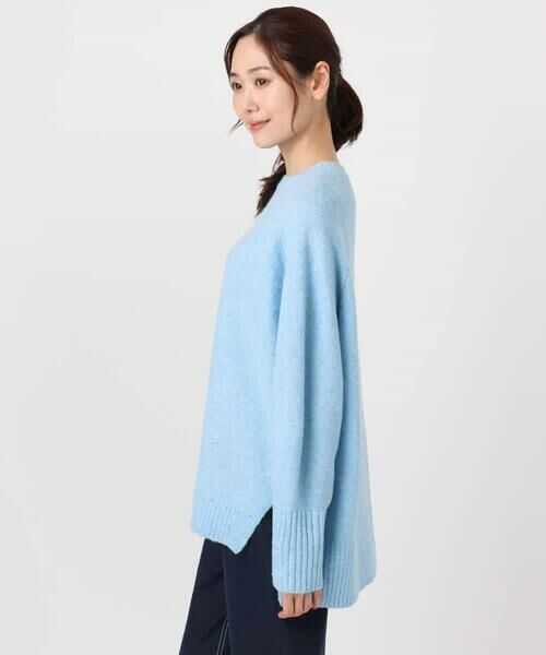 MK MICHEL KLEIN / エムケーミッシェルクラン ニット・セーター | ミニスパンコールキラキラニット/洗える | 詳細6