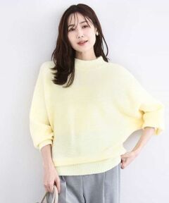 MK MICHEL KLEIN / エムケーミッシェルクラン ニット・セーター | シャドーボーダー調ドルマンニット/洗える