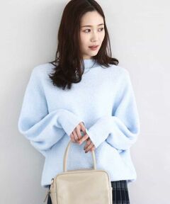 MK MICHEL KLEIN / エムケーミッシェルクラン ニット・セーター | シャドーボーダー調ドルマンニット/洗える