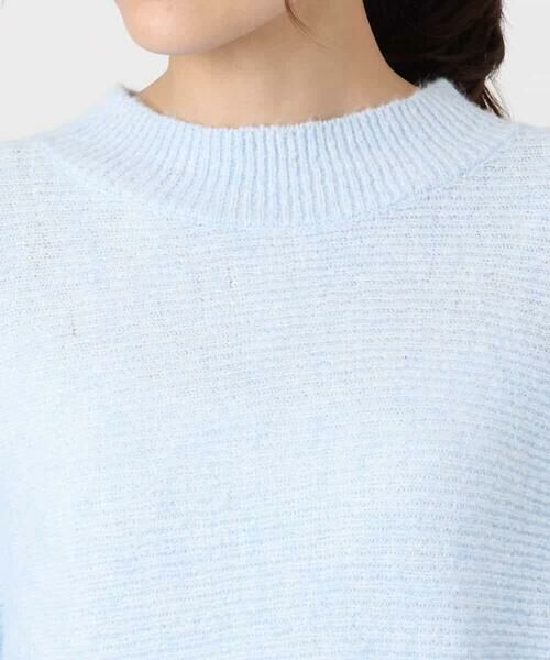 MK MICHEL KLEIN / エムケーミッシェルクラン ニット・セーター | シャドーボーダー調ドルマンニット/洗える | 詳細20