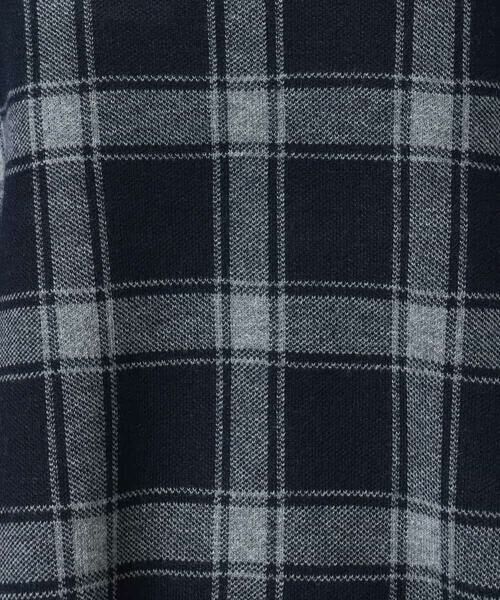 MK MICHEL KLEIN / エムケーミッシェルクラン ニット・セーター | チェック柄ニットプルオーバー/洗える | 詳細21