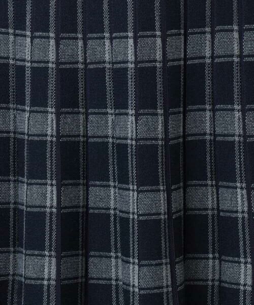 MK MICHEL KLEIN / エムケーミッシェルクラン ロング・マキシ丈スカート | チェック柄プリーツニットスカート/洗える | 詳細29