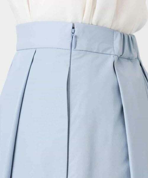 MK MICHEL KLEIN / エムケーミッシェルクラン ロング・マキシ丈スカート | メモリータフタ タックフレアスカート/洗える | 詳細29