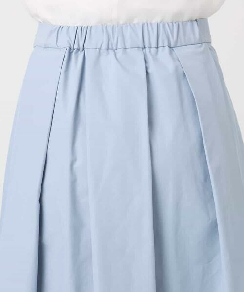 MK MICHEL KLEIN / エムケーミッシェルクラン ロング・マキシ丈スカート | メモリータフタ タックフレアスカート/洗える | 詳細30
