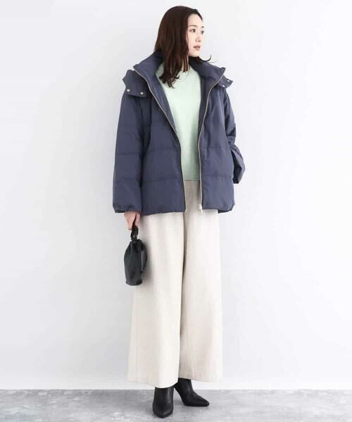 MK MICHEL KLEIN / エムケーミッシェルクラン チノ・ワークパンツ | カラーツイードワイドパンツ/洗える | 詳細22