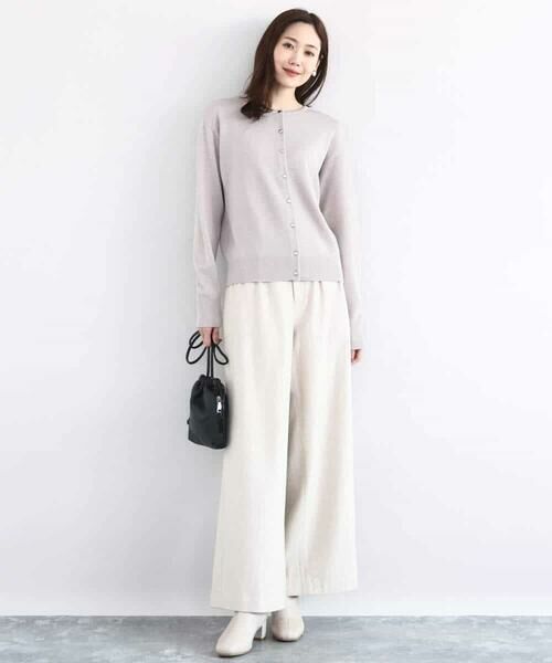 MK MICHEL KLEIN / エムケーミッシェルクラン カーディガン・ボレロ | キラキラ ラメニットカーディガン/洗える | 詳細13