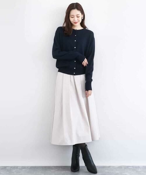 MK MICHEL KLEIN / エムケーミッシェルクラン カーディガン・ボレロ | キラキラ ラメニットカーディガン/洗える | 詳細7