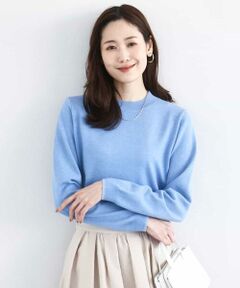 MK MICHEL KLEIN / エムケーミッシェルクラン ニット・セーター | モックネックニット/洗える