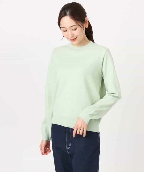 MK MICHEL KLEIN / エムケーミッシェルクラン ニット・セーター | モックネックニット/洗える | 詳細15