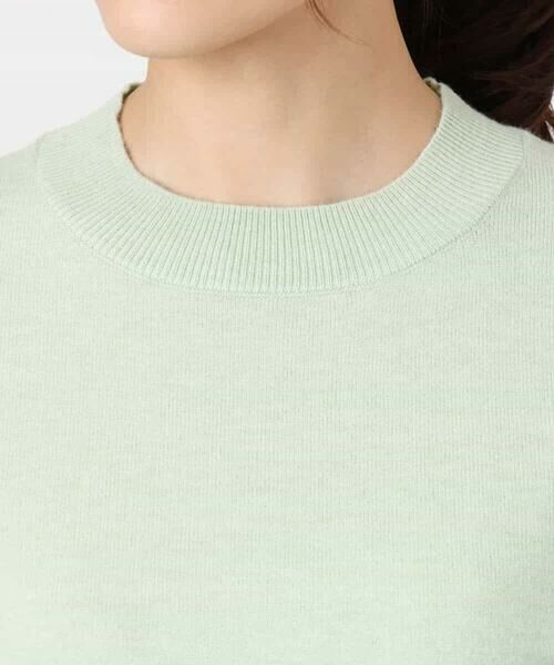 MK MICHEL KLEIN / エムケーミッシェルクラン ニット・セーター | モックネックニット/洗える | 詳細18