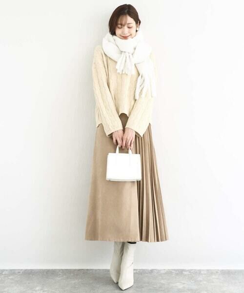 MK MICHEL KLEIN / エムケーミッシェルクラン マフラー・ショール・スヌード・ストール | モチモチストール/洗える | 詳細10