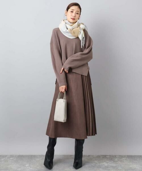 MK MICHEL KLEIN / エムケーミッシェルクラン マフラー・ショール・スヌード・ストール | 大判チェック柄ストール/洗える | 詳細14