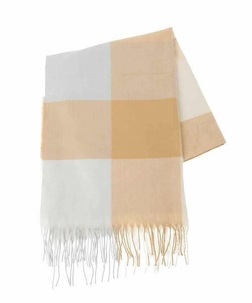 MK MICHEL KLEIN / エムケーミッシェルクラン マフラー・ショール・スヌード・ストール | 大判チェック柄ストール/洗える | 詳細17